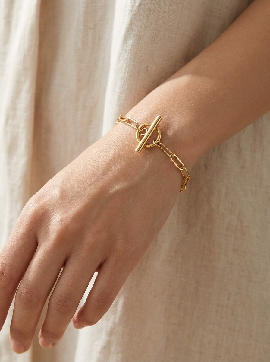 Paperclip Chain Bracelet