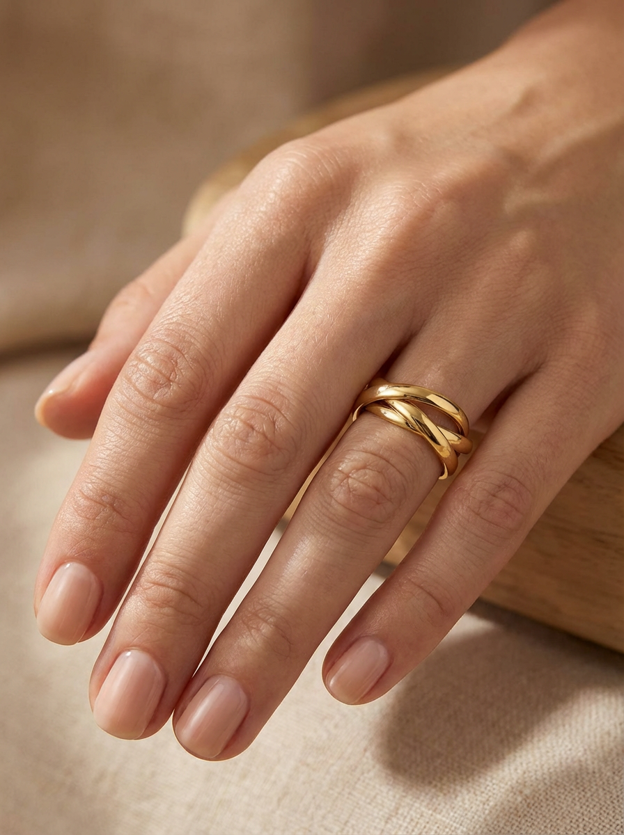 Interlocking Band Ring