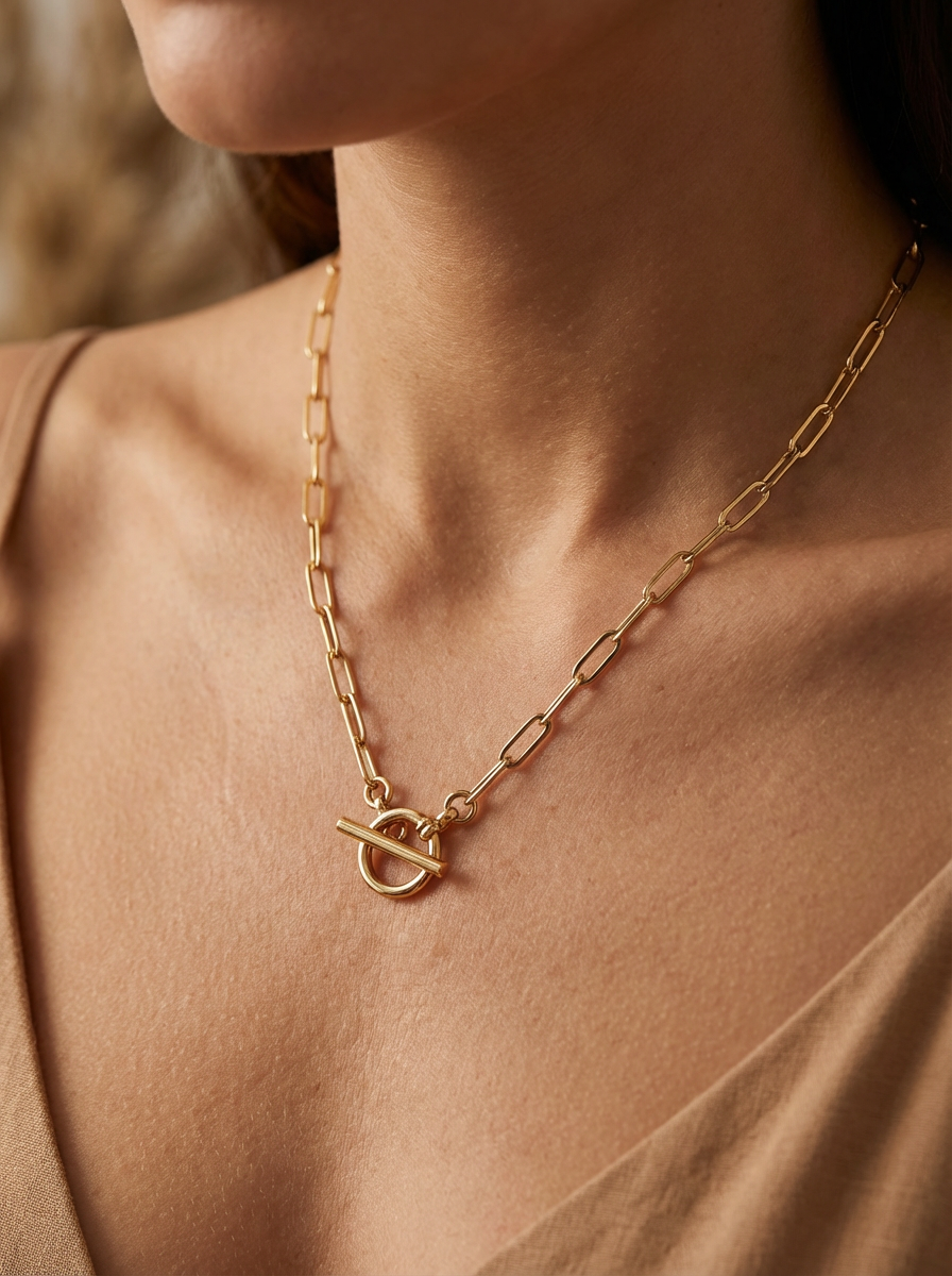 Paperclip Chain Necklace