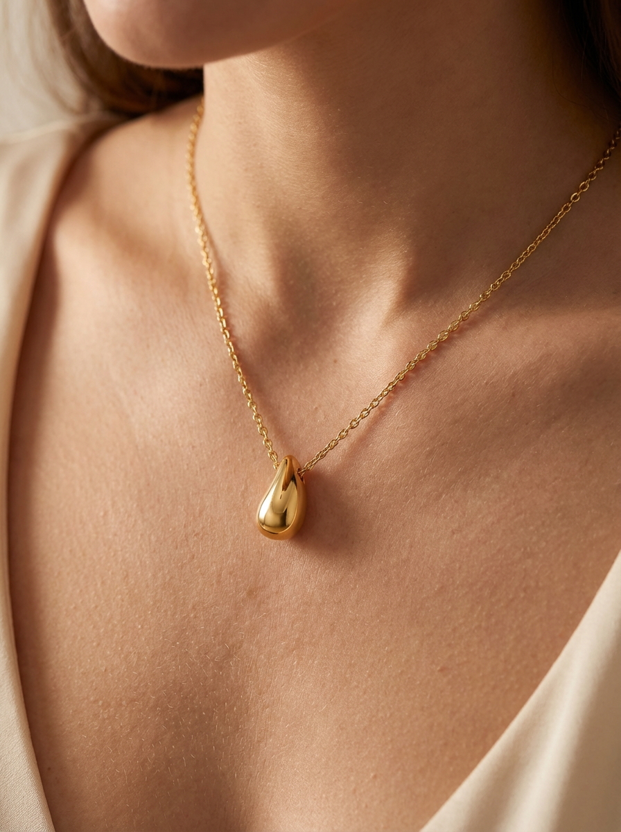 Gold Drop Necklace