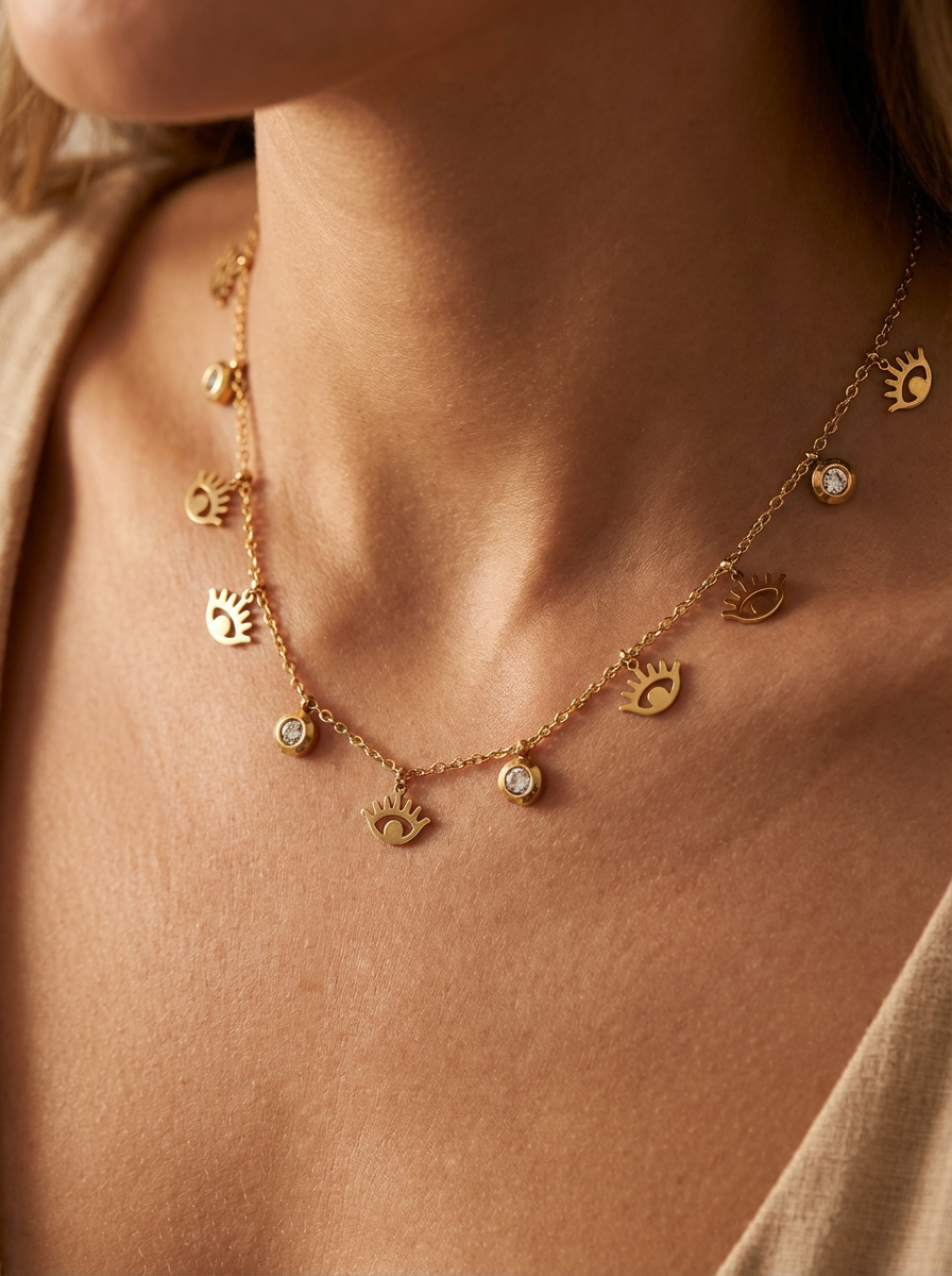 Evil Eye Chain Necklace