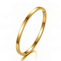 Classic Gold Bangle Bracelet