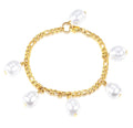Pearl Charm Chain Bracelet