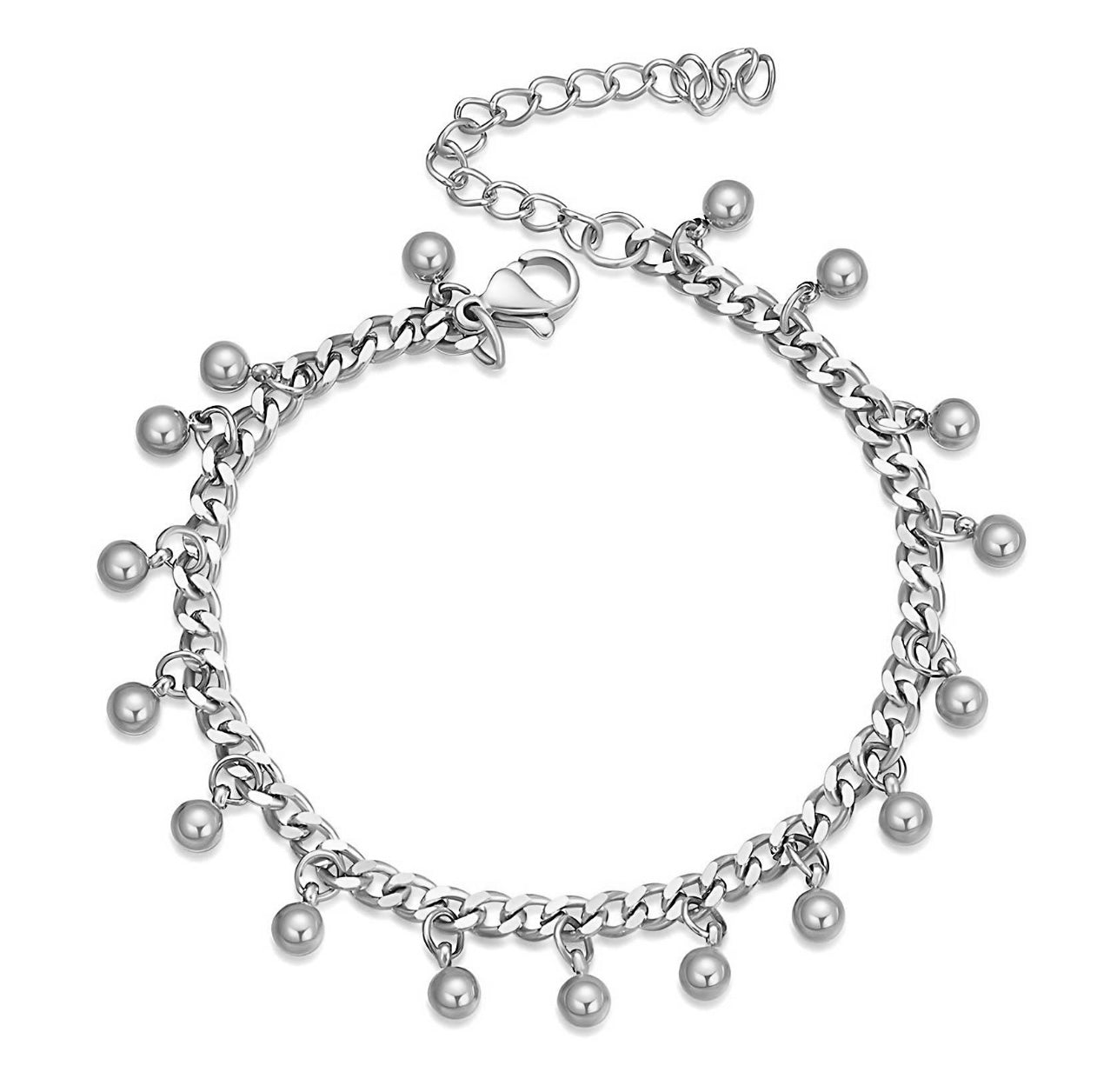 Charm Drop Chain Bracelet