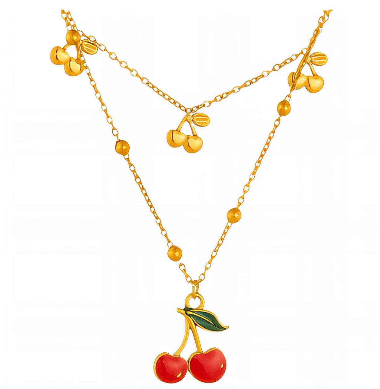 Cherry Charm Necklace