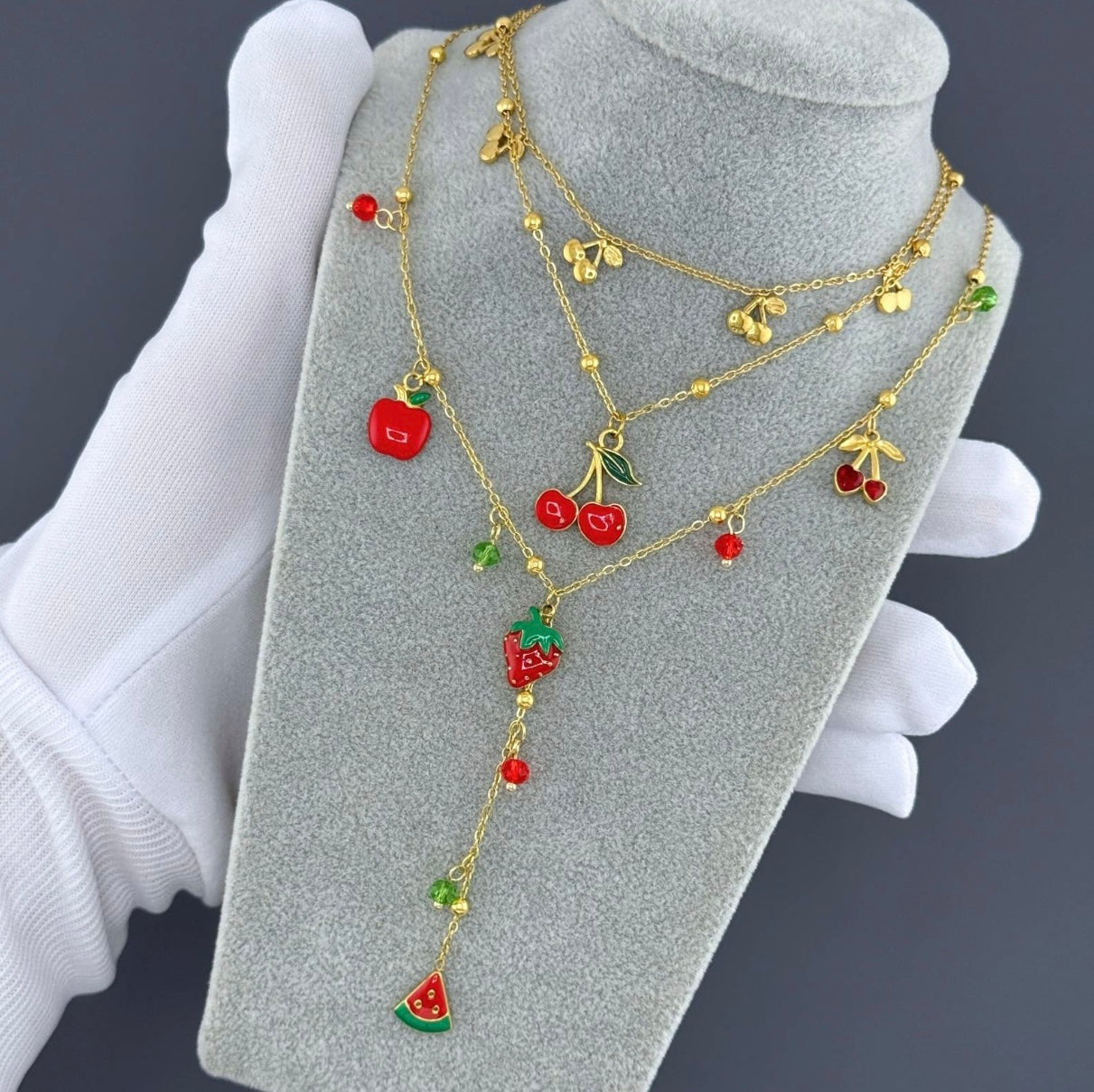 Cherry Charm Necklace