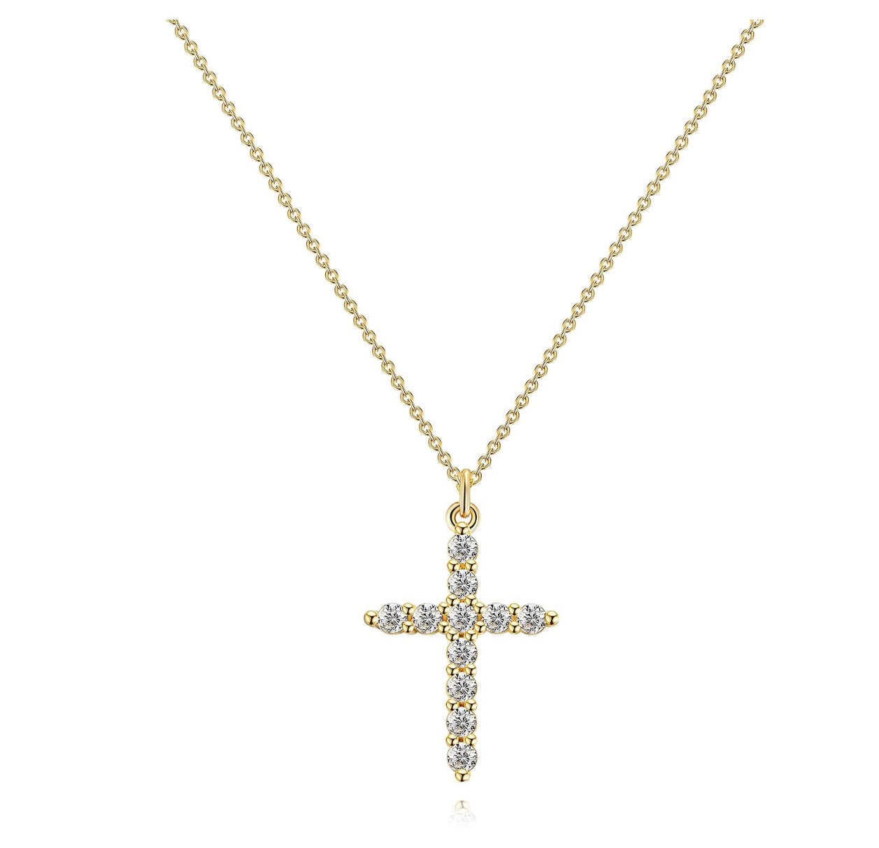 Radiant Cross Necklace