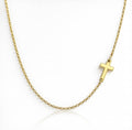 Minimal Cross Necklace