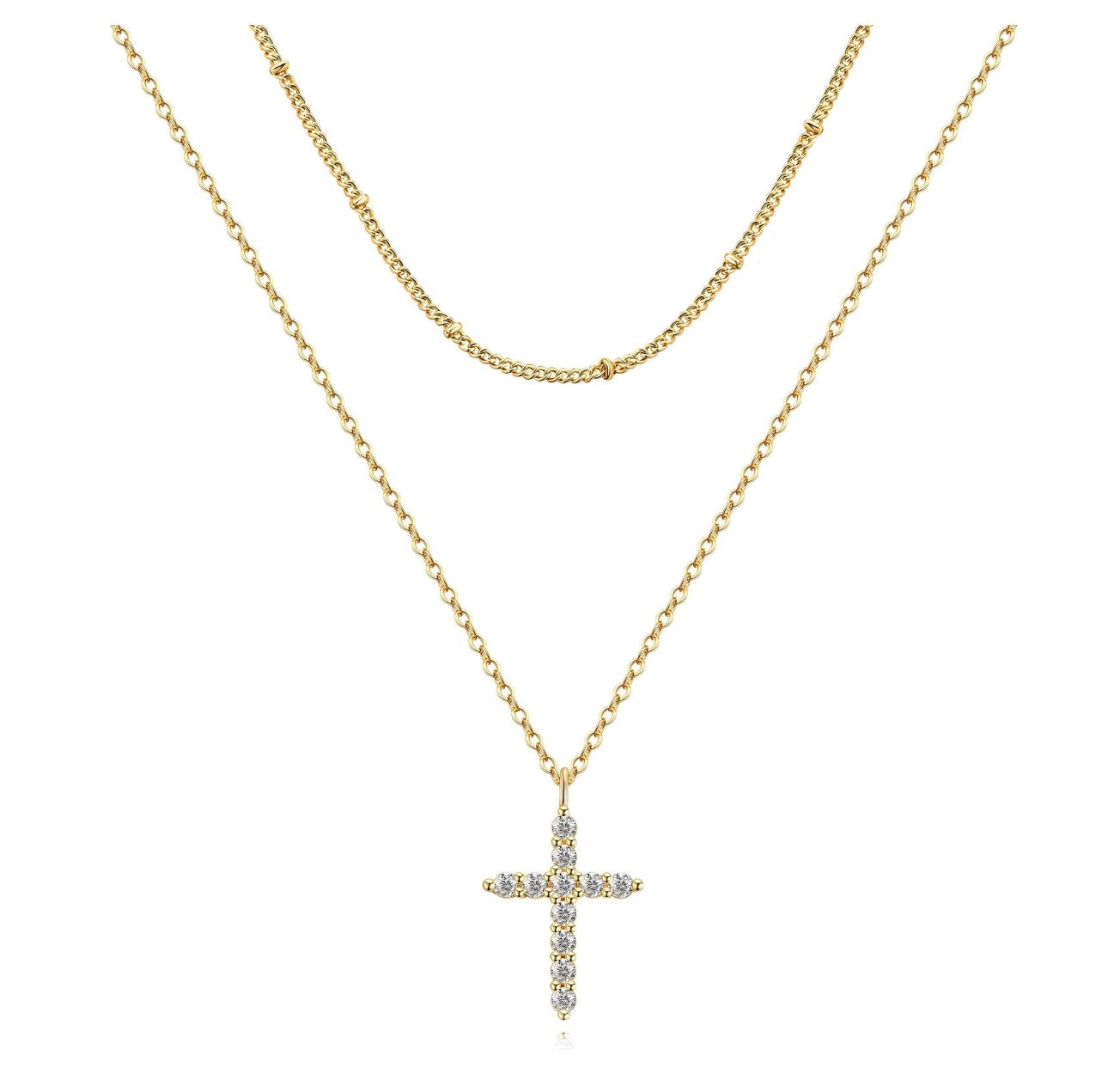 Crystal Cross Necklace