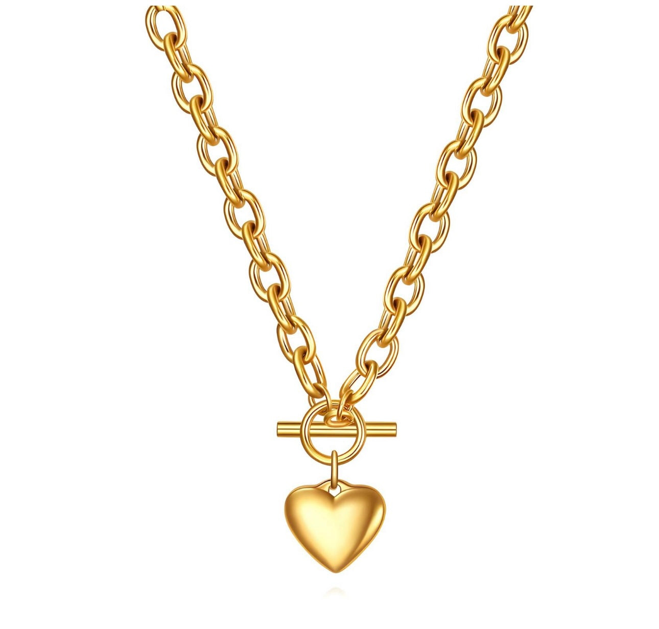 Heart Toggle Necklace