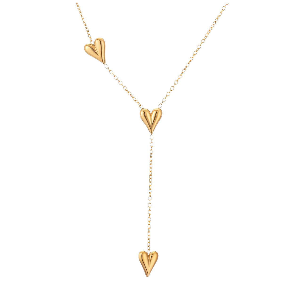 Hearts Drop Necklace