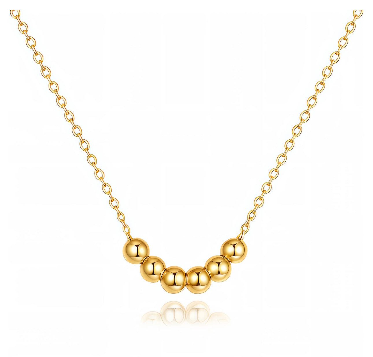 Gold Bead Necklace