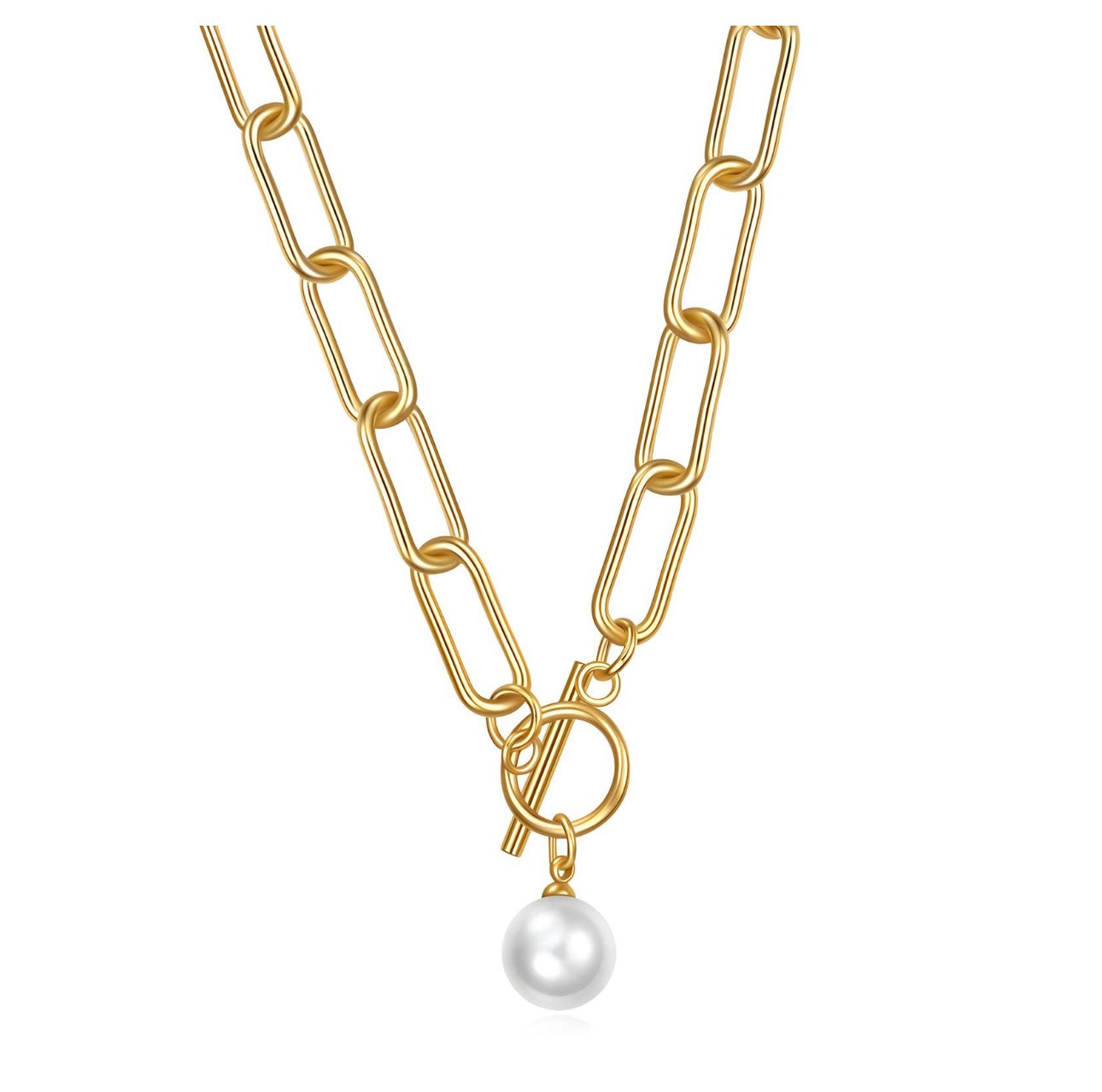 Pearl Toggle Necklace