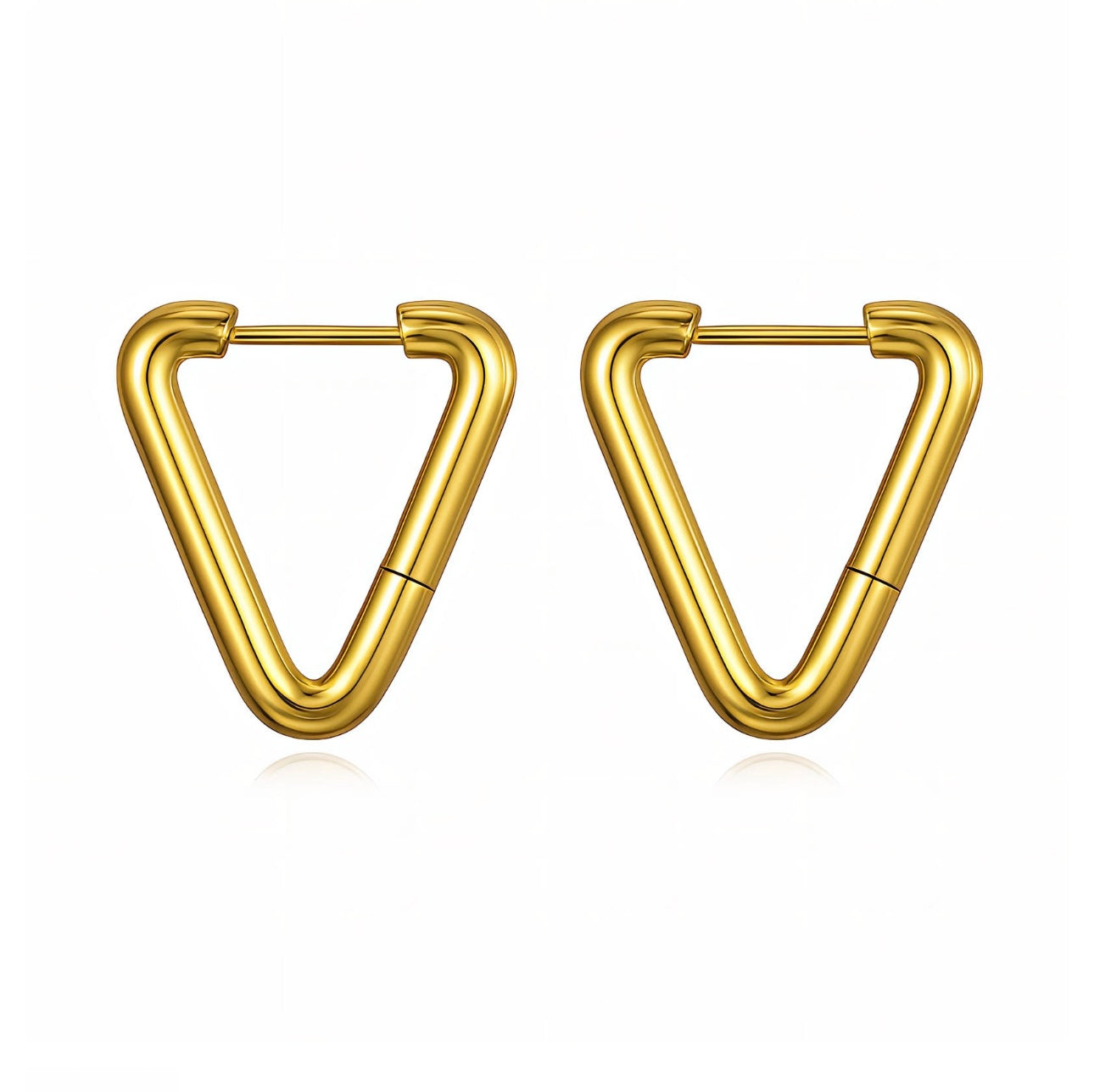 Triangle Hoop Earrings
