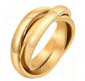 Interlocking Band Ring