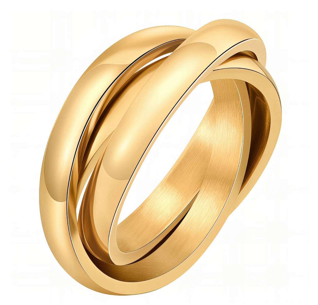 Interlocking Band Ring